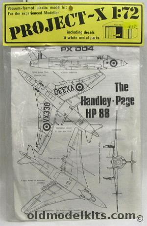 Maintrack 1/72 Handley Page HP-88 - Bagged, PX004 plastic model kit